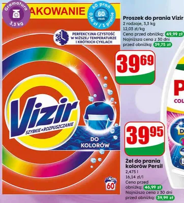 Proszek do prania promocja w Dino