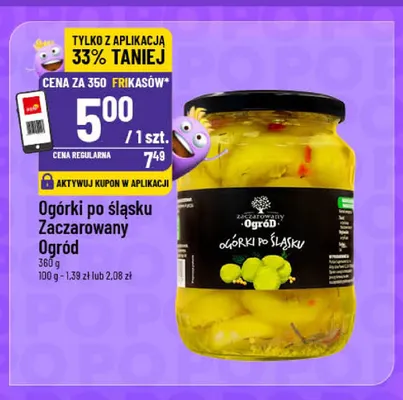 Ogórki po śląsku Zaczarowany Ogród promocja w POLOmarket