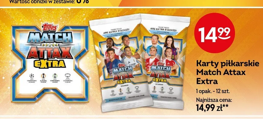 Karty piłkarskie Match Attax Extra promocja w Żabka