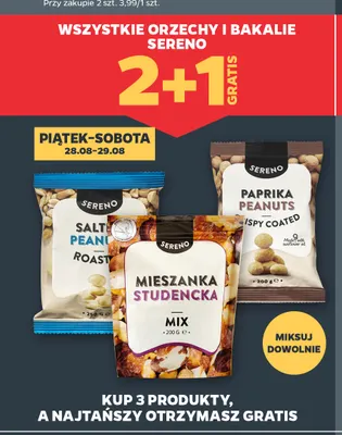 Orzechy i bakalie Sereno promocja w Netto