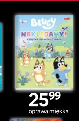 Książka Bluey Naklejamy! promocja w Empik