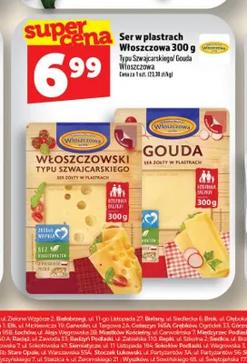 Ser gouda w plastrach Włoszczowa promocja w TOPAZ