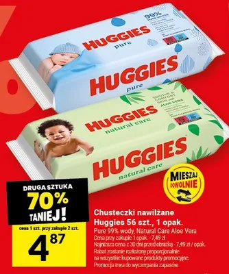 Chusteczki nawilżane Huggies promocja w Twój Market
