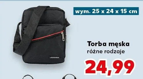 Torba męska różne rodzaje  promocja w Kaufland