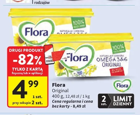 Margaryna Flora Original promocja w Intermarche