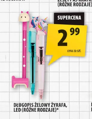 Długopis żelowy żyrafa LED promocja w Arhelan