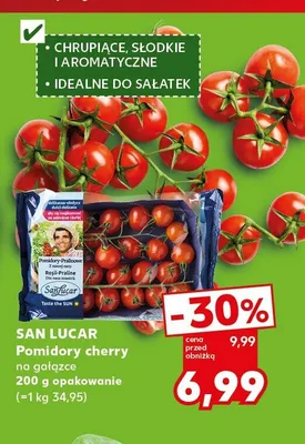 Pomidory cherry na gałązce SAN LUCAR promocja w Kaufland