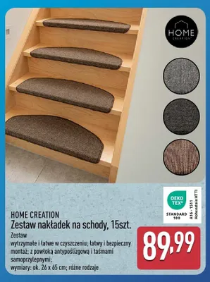 Zestaw nakładek na schody Home Creation 15-pak promocja w Aldi