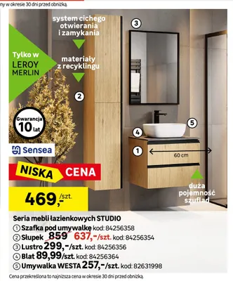Umywalka Sensea Westa promocja w Leroy Merlin
