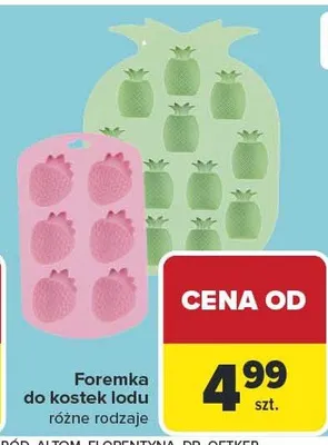 Foremka do kostek lodu promocja w Carrefour Market