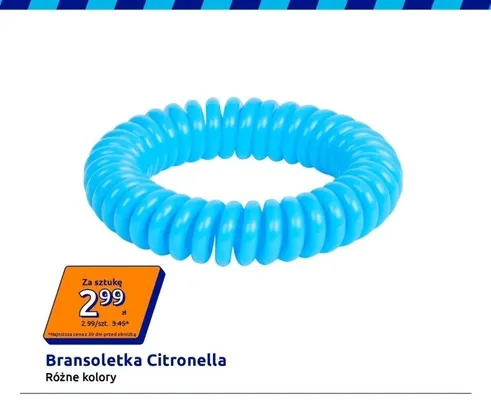 Bransoletka Citronella promocja w Action