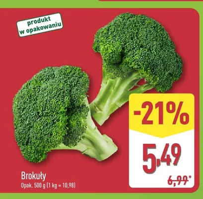 Brokuły promocja w Aldi