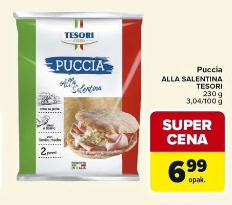 Puccia Alla Salentina TESORI promocja w Carrefour Market