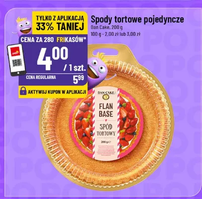 Spody tortowe pojedyncze promocja w POLOmarket