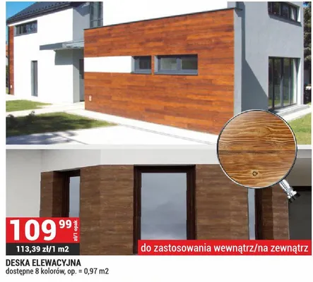 Deska elewacyjna promocja w Merkury Market