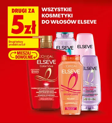Kosmetyki do włosów Elseve promocja w Biedronka