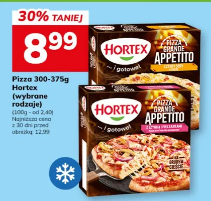 Pizza 300-375g Hortex (wybrane rodzaje) promocja w Hitpol