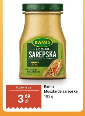 Musztarda sarepska Kamis promocja w Dino