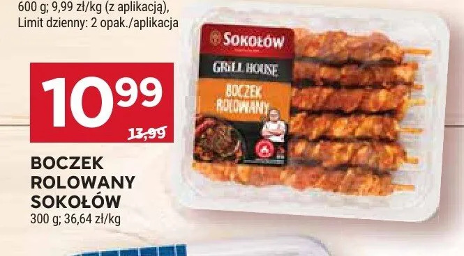 Boczek rolowany Sokołów promocja w Stokrotka