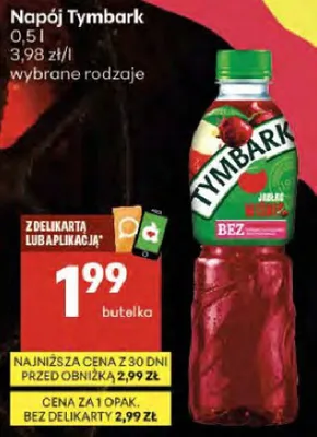 Napój wybrane rodzaje promocja w Delikatesy Centrum