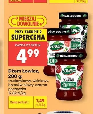 Dżem truskawkowy Łowicz promocja w Biedronka