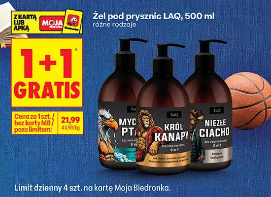 Żel pod prysznic Niezłe ciacho LaQ promocja w Biedronka