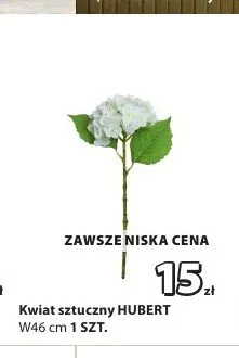 Kwiat sztuczny HUBERT promocja w Jysk
