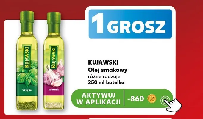 Olej smakowy Kujawski promocja w Kaufland