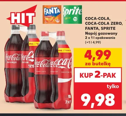 Napój gazowany Sprite 2-pak promocja w Kaufland