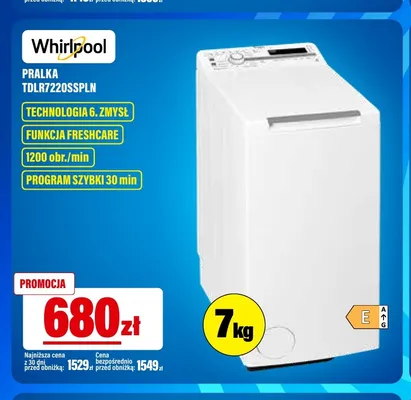Pralka Whirlpool promocja w RTV EURO AGD
