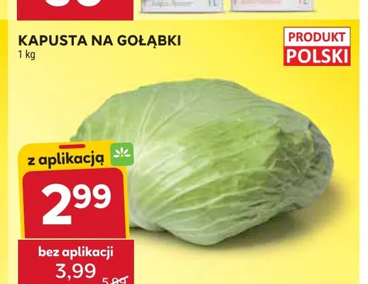 Kapusta na gołąbki promocja w Stokrotka