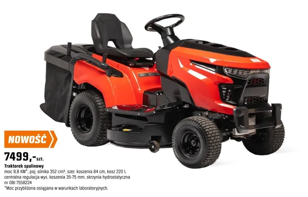 Traktorek spalinowy promocja w OBI