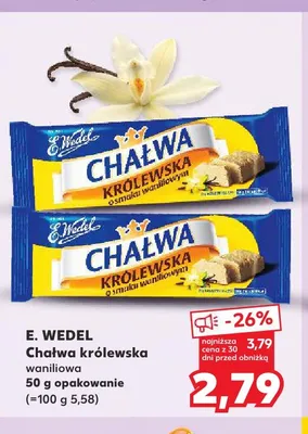 Chałwa królewska waniliowa promocja w Kaufland