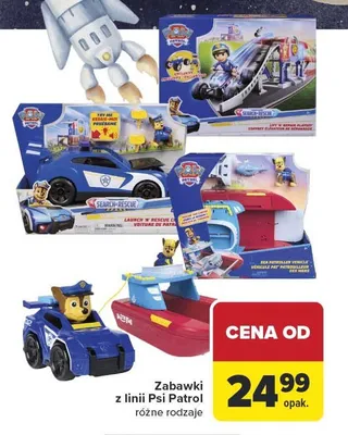 Zabawki z linii Psi Patrol promocja w Carrefour
