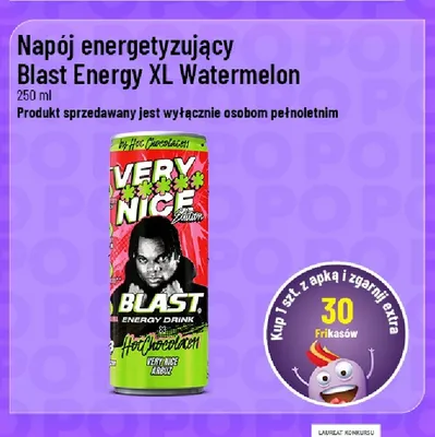 Napój energetyzujący Blast Energy XL Watermelon promocja w POLOmarket