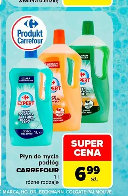Płyn do mycia podłóg Carrefour promocja w Carrefour Market