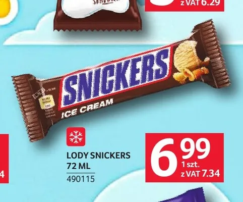 Lody Snickers promocja w Selgros