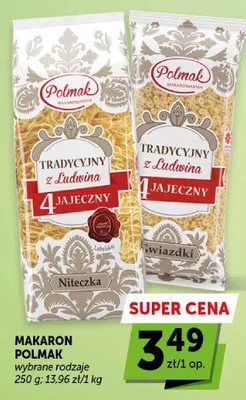 Makaron tradycyjny z Ludwina wybrane rodzaje promocja w ABC