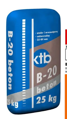Beton klasy B20 KTB promocja w OBI