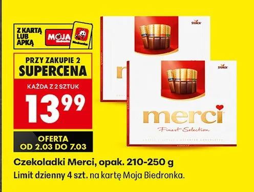 Czekoladki Finest Selection promocja w Biedronka