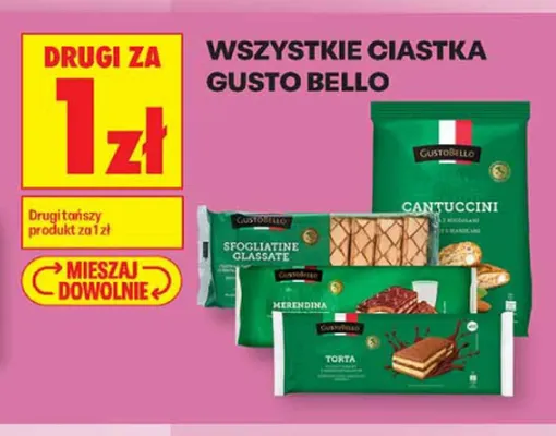 Ciastka Gusto Bello promocja w Biedronka