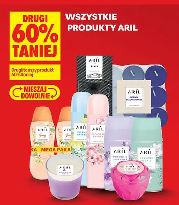 Produkty Aril promocja w Biedronka