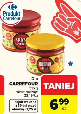 Dip Carrefour różne rodzaje promocja w Carrefour Market