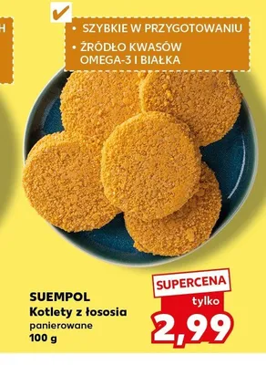 Kotlety z łososia panierowane Suempol promocja w Kaufland