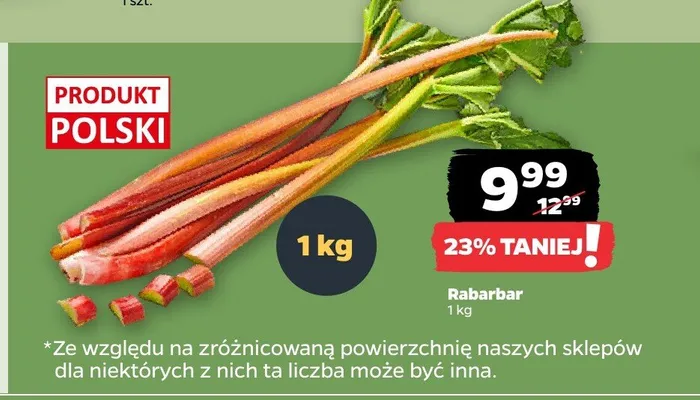 Rabarbar polski promocja w Netto