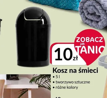 Kosz na śmieci 5 l promocja w Salony Agata