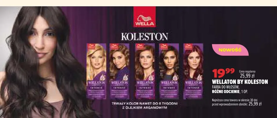 Farba do włosów Wellaton by Koleston promocja w Drogerie Natura
