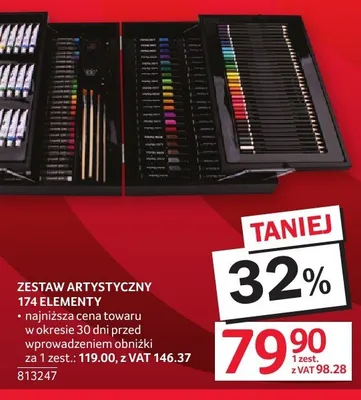 Zestaw artystyczny 174 elementy promocja w Selgros