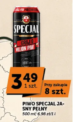 Piwo Specjal Jasny Pełny promocja w Euro Sklep