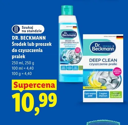 Środek do czyszczenia pralek Dr. Beckmann promocja w Lidl